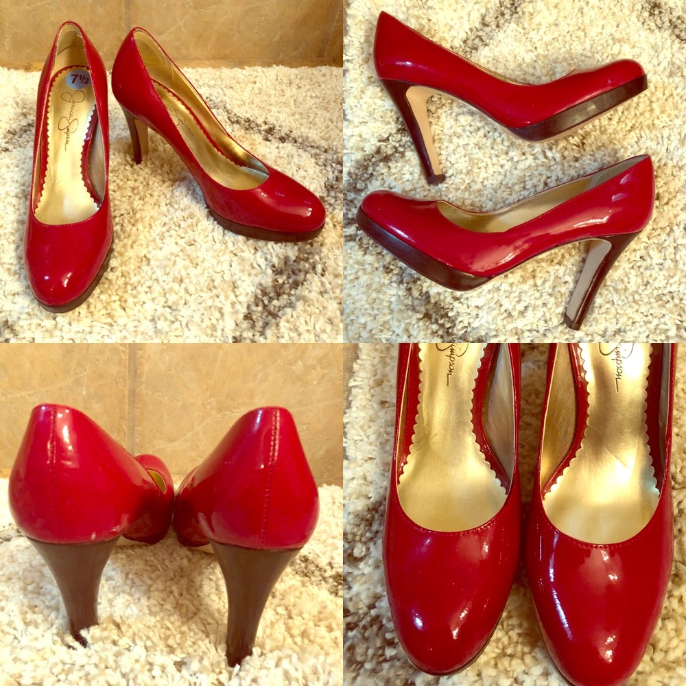 Classy Red Heels | JESSICA Simpson 7.5